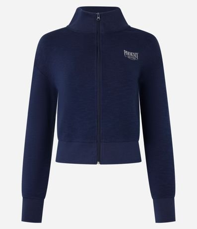 Campera en Algodón con Forro Fleece y Estampa Phoenix 4