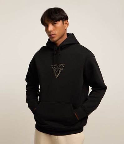 Buzo Comfort en Algodón con Estampa de Triángulo 3