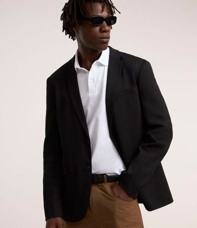 Polo Regular en Media Malla con Detalles Texturizados 2