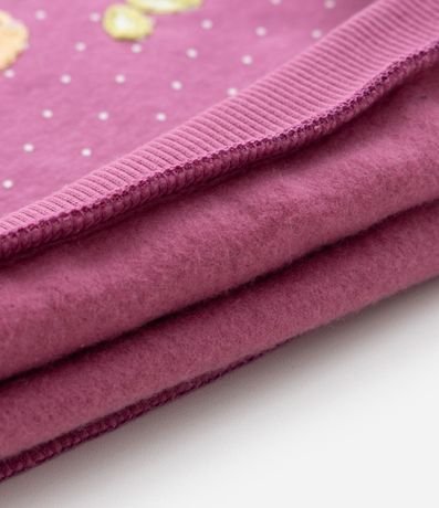 Saco Infantil con Volado y Bordado Abeja - Talle 0 a 18 meses 4