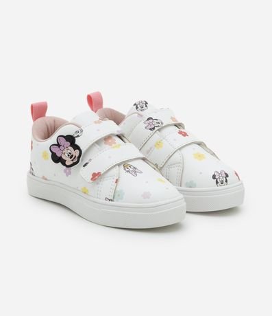 Championes Infantil con Velcro y Patch da Minnie - Talle 20 a 30 2