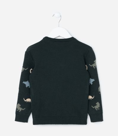 Suéter Infantil con Estampa Dinosaurios - Talle 1 a 4 años 2