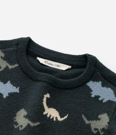 Suéter Infantil con Estampa Dinosaurios - Talle 1 a 4 años 4