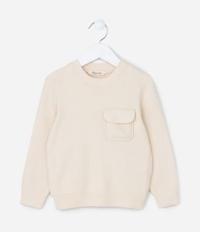 Suéter Infantil con Pequeño Bolsillo y Solapa - Talle 1 a 4 años 1