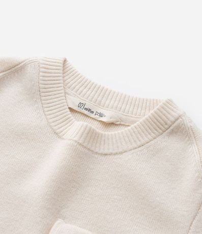 Suéter Infantil con Pequeño Bolsillo y Solapa - Talle 1 a 4 años 5