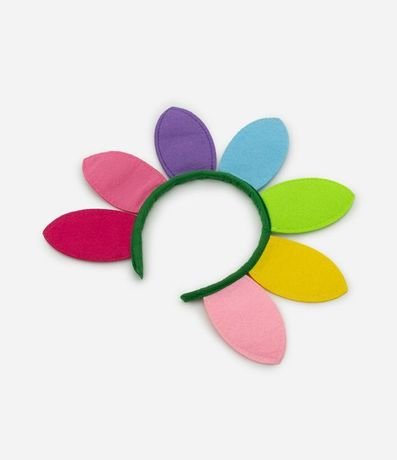 Vincha Infantil con Pétalos de Flor - Talle U 3