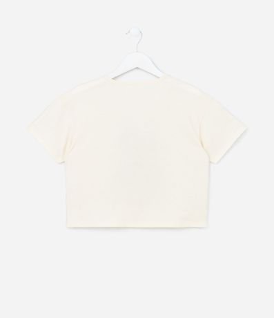 Remera Cropped con Estampa de Carpincho - Talle 7 a 14 años 2
