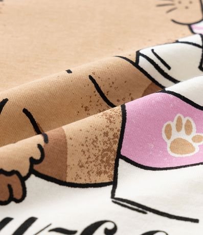 Remera Cropped con Estampa de Carpincho - Talle 7 a 14 años 3