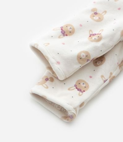 Mono Infantil con Forro Sherpa y Capucha con Orejitas - Talle 0 a 18 meses 8