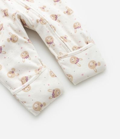 Mono Infantil con Forro Sherpa y Capucha con Orejitas - Talle 0 a 18 meses 10