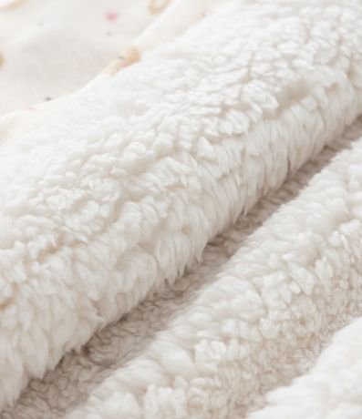 Mono Infantil con Forro Sherpa y Capucha con Orejitas - Talle 0 a 18 meses 5