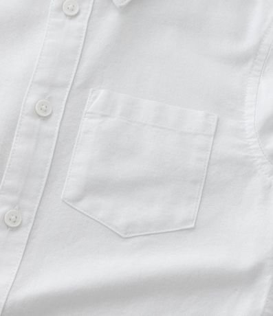Camisa Básica Infantil en Oxford con Bolsillo - Talle 1 a 5/6 años 5
