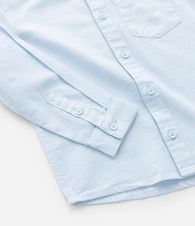 Camisa Básica Infantil en Oxford con Bolsillo - Talle 1 a 5/6 años 4
