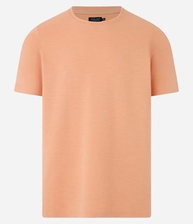 Remera Slim en Algodón con Textura Acanalada 9