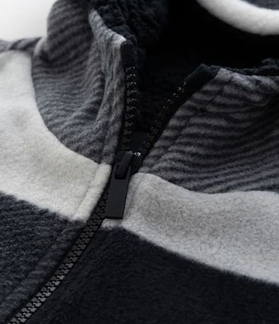 Camisa Infantil en Fleece de Cuadros y Forro de Sherpa - Talle 5 a 14 años 6