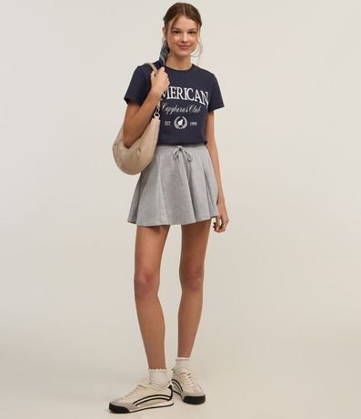 Blusa Baby Look con Estampa American Capybaras Club 2