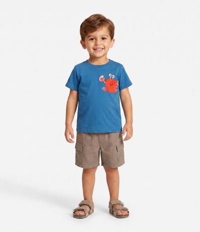 Remera Infantil con Bolsillo Interactivo de Charanguero - Talle 1 a 5 años