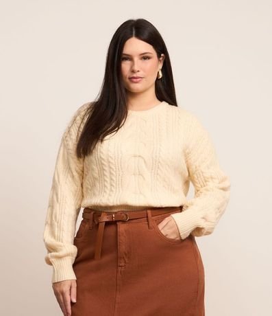 Buzo de Punto Pesado Curve & Plus Size 3
