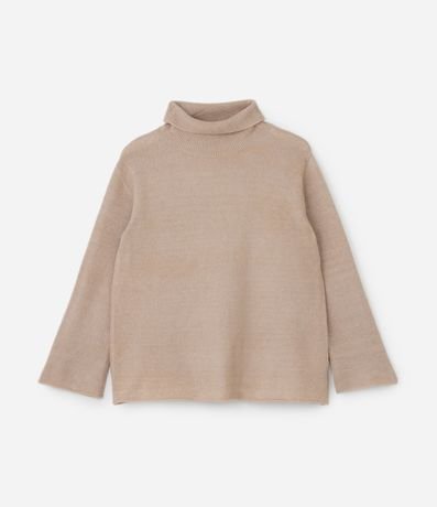 Buzo Alargado de Punto Liviano con Cuello Alto Curve & Plus Size 4