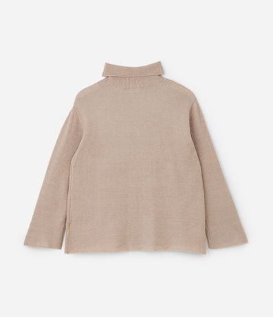 Buzo Alargado de Punto Liviano con Cuello Alto Curve & Plus Size 5