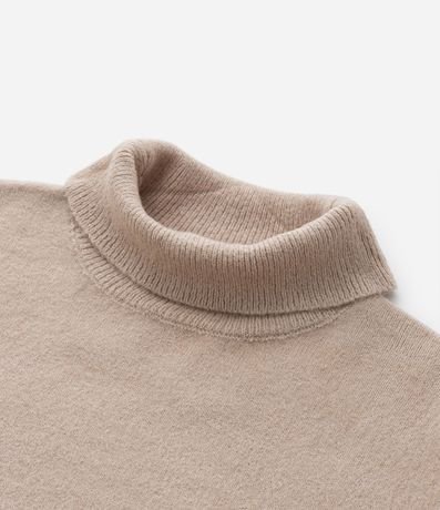 Buzo Alargado de Punto Liviano con Cuello Alto Curve & Plus Size 7