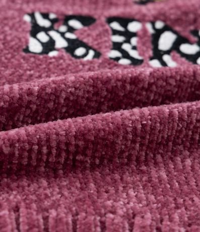 Suéter Infantil en Chenille con Bordado en Lentejuelas - Talle 5 a 14 años 3