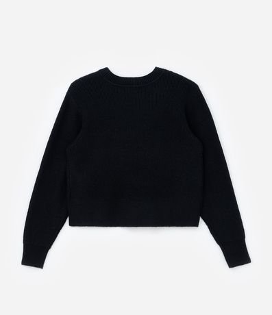 Suéter Cropped en Punto Liviano con Tachas Curve & Plus Size 6
