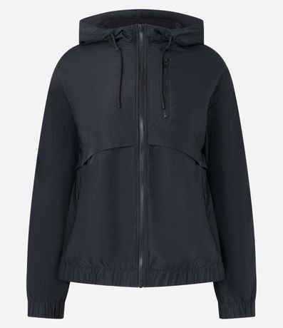 Campera Corta Vento Alargada con Saquito para Guardar 5