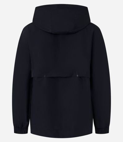 Campera Corta Vento Alargada con Saquito para Guardar 6