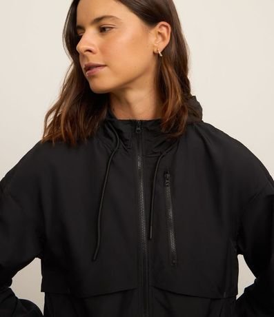 Campera Corta Vento Alargada con Saquito para Guardar 4