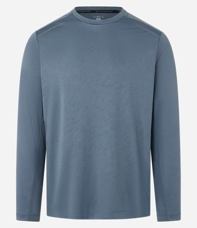 Remera Deportiva Dry Fit con Estampa Rayada 4