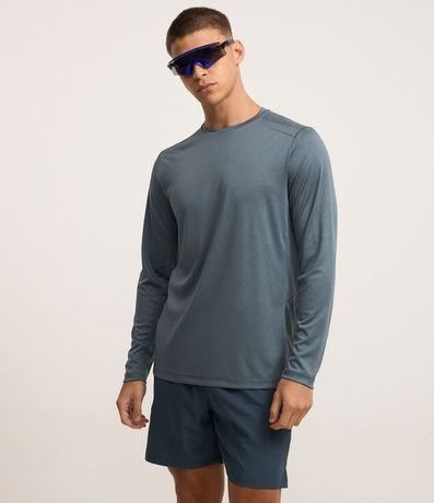 Remera Deportiva Dry Fit con Estampa Rayada