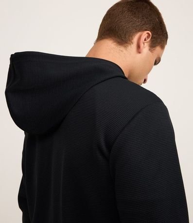 Saco Deportivo Texturizado con Raya Reflectante y Capucha 6