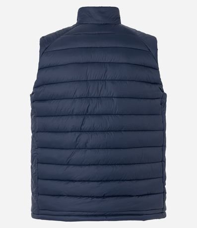 Chaleco Puffer Deportivo con Cuello Alto y Gajos 6
