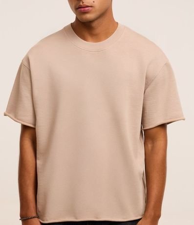 Camiseta de Punto con Dobladillo Recortado 3