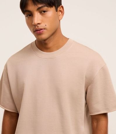 Camiseta de Punto con Dobladillo Recortado 4