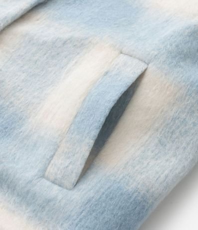 Saco Alargado en Polivelour de Cuadros Curve & Plus Size 8