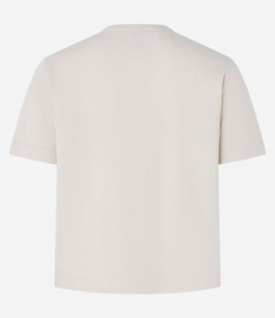 Blusa Baby Look en Algodón con Bordado de Margaritas 6