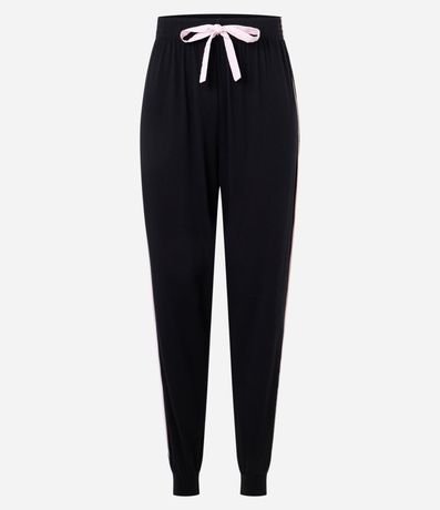 Pantalón de Pijama con Toque Suave y Detalle de Lazo 5