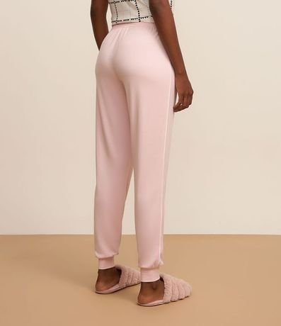 Pantalón de Pijama con Detalle de Lazo y Toque Suave 3