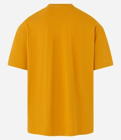 Remera Relaxed en Algodón con Estampa Lettering 2