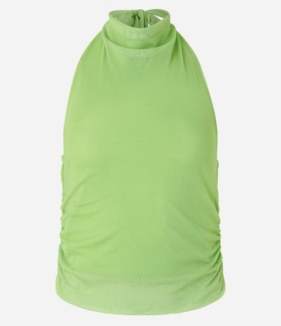 Blusa en Tule Frente Única con Lazo 3