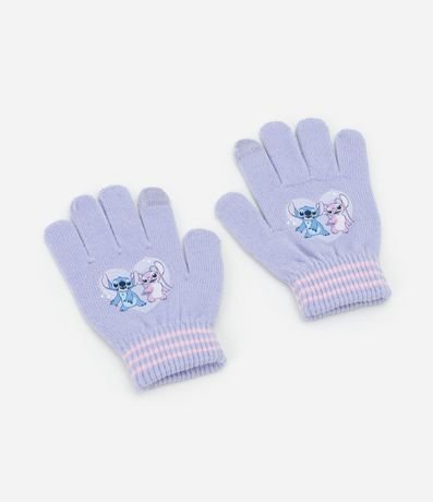 Guante Infantil con Estampa de Stitch y Angel - Talle P al G
