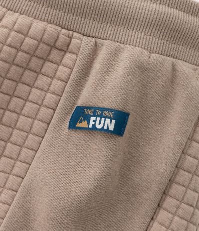 Pantalón Infantil con Textura Cuadriculada - Talle 1 a 5 años 4