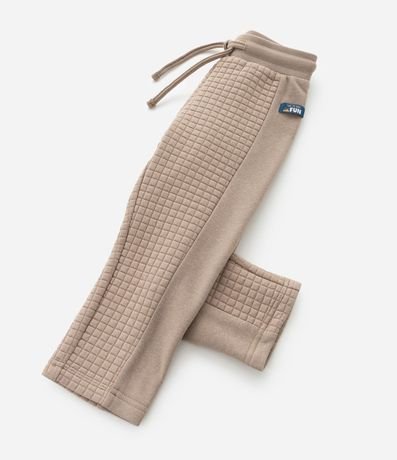 Pantalón Infantil con Textura Cuadriculada - Talle 1 a 5 años 5