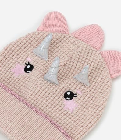 Gorro Infantil con Bordado Interactivo de Dino -Talle único 2