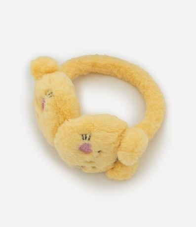 Orejeras Infantil en Pelúcia con Tigre Bordado – Talle U 2