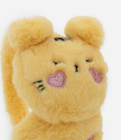 Orejeras Infantil en Pelúcia con Tigre Bordado – Talle U 3