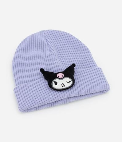 Gorro Infantil en Punto con Bordado da Kuromi - Talle único