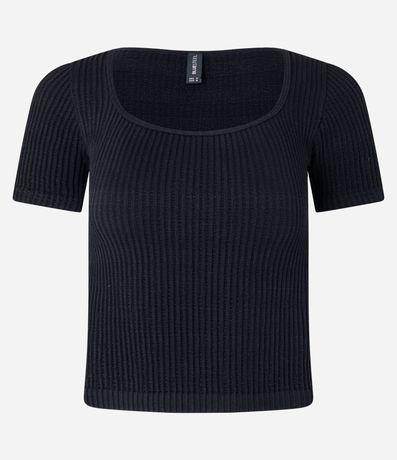 Blusa en Poliamida Seamless con Nervios 1